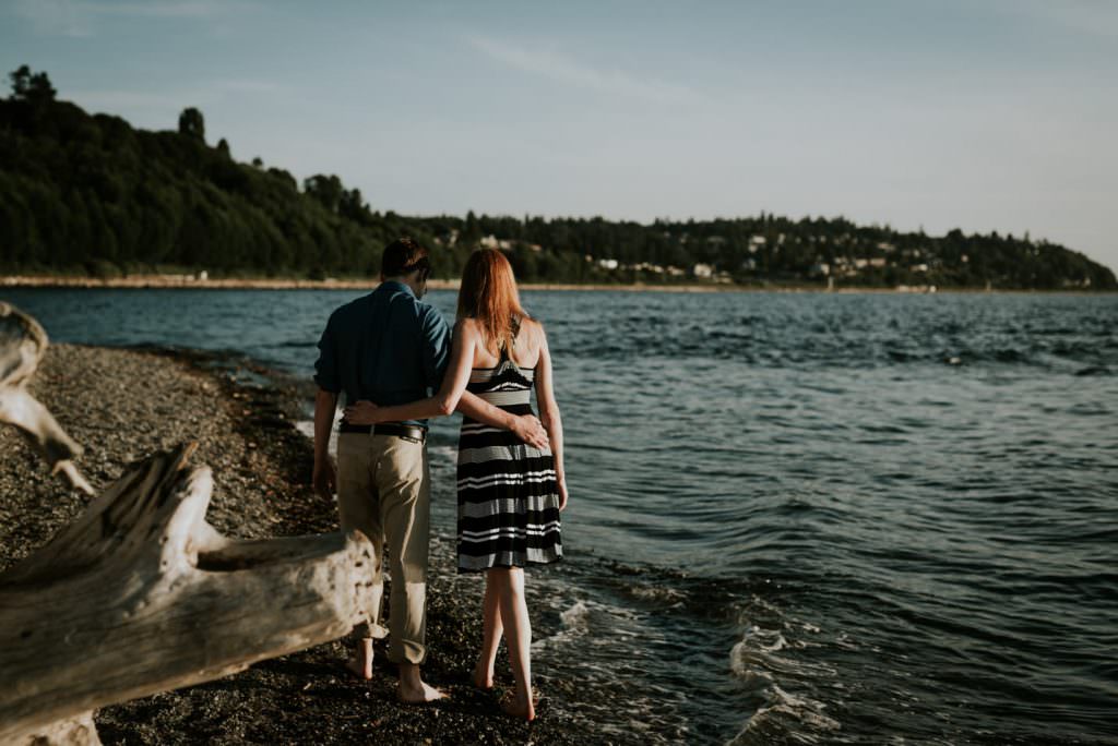 Carkeek Beach Engagement: Katherine and Graeme engaged in Seattle (6)