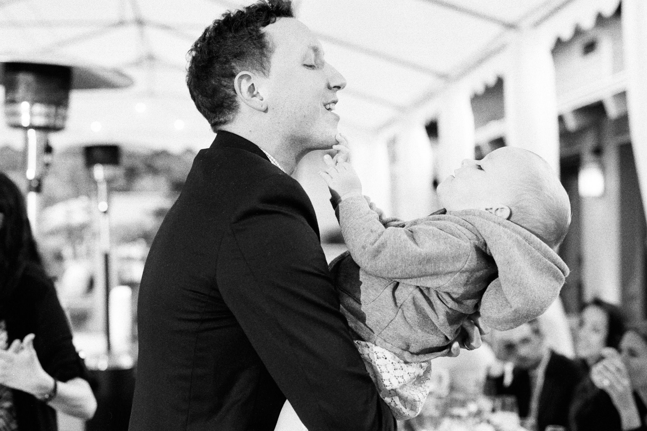 Guests at Katherine and Graeme's Wedding at Kingston House, WA.