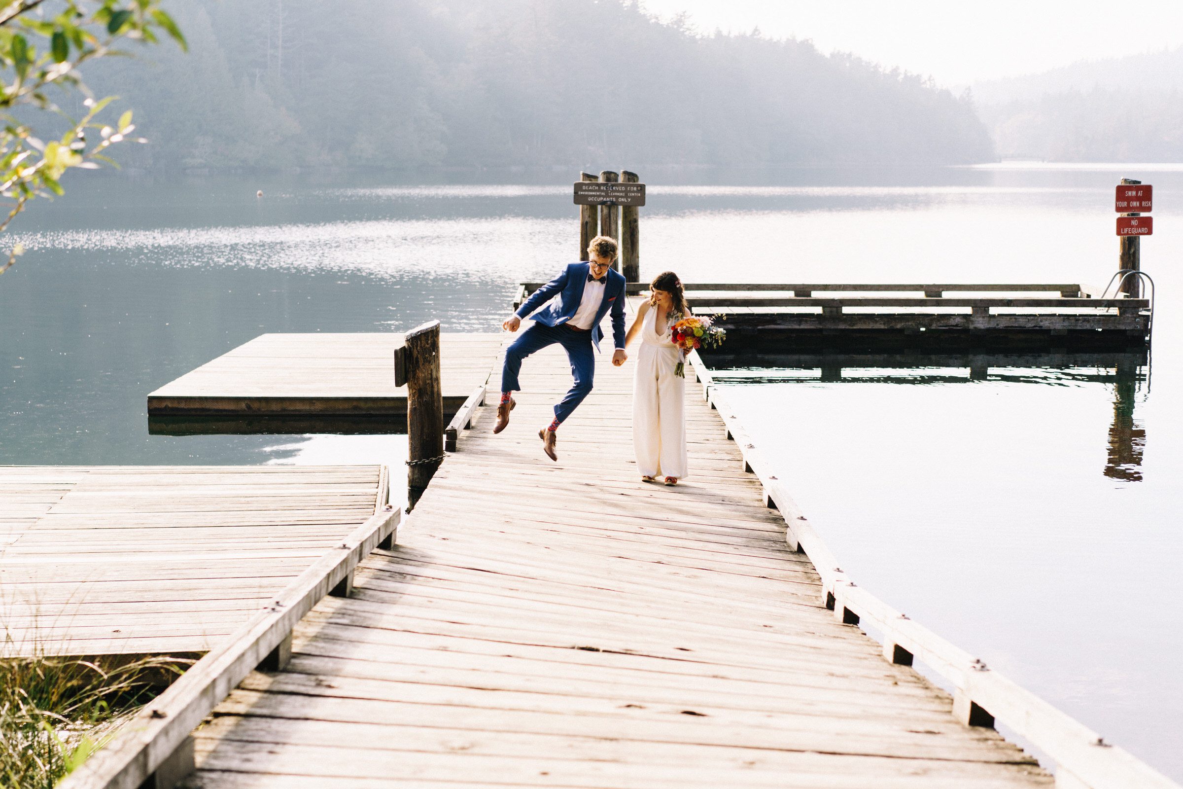 Camp Moran wedding on Orcas Island: Amelia and Adrian