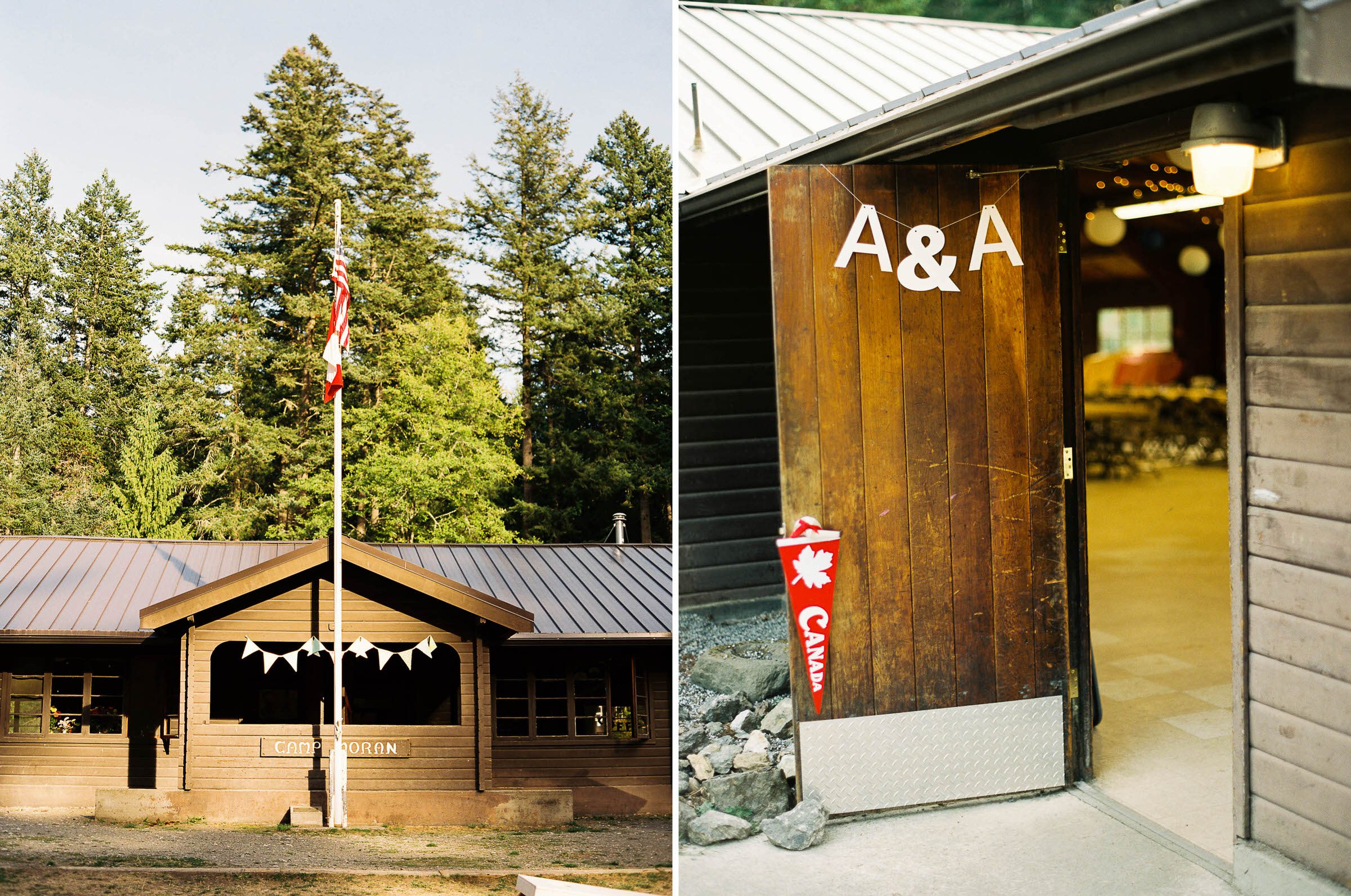 Camp Moran wedding on Orcas Island: Amelia and Adrian
