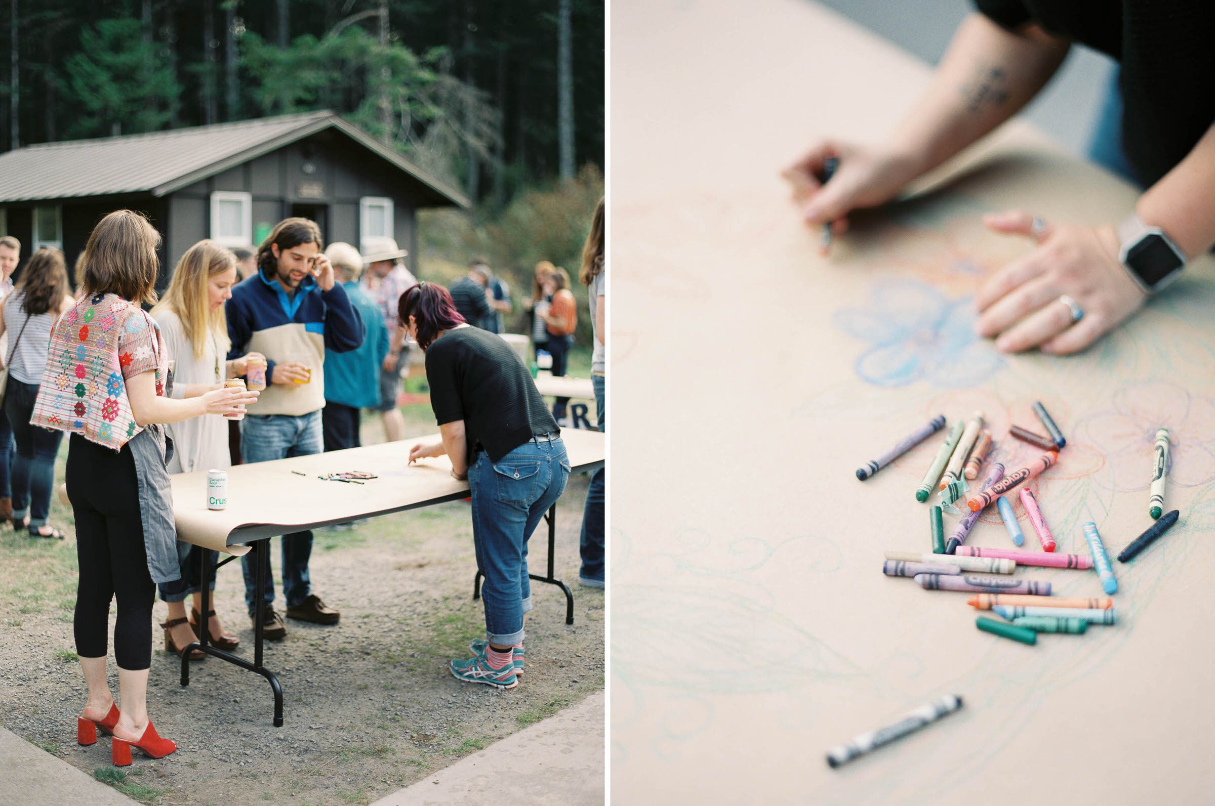 Camp Moran wedding on Orcas Island: Amelia and Adrian
