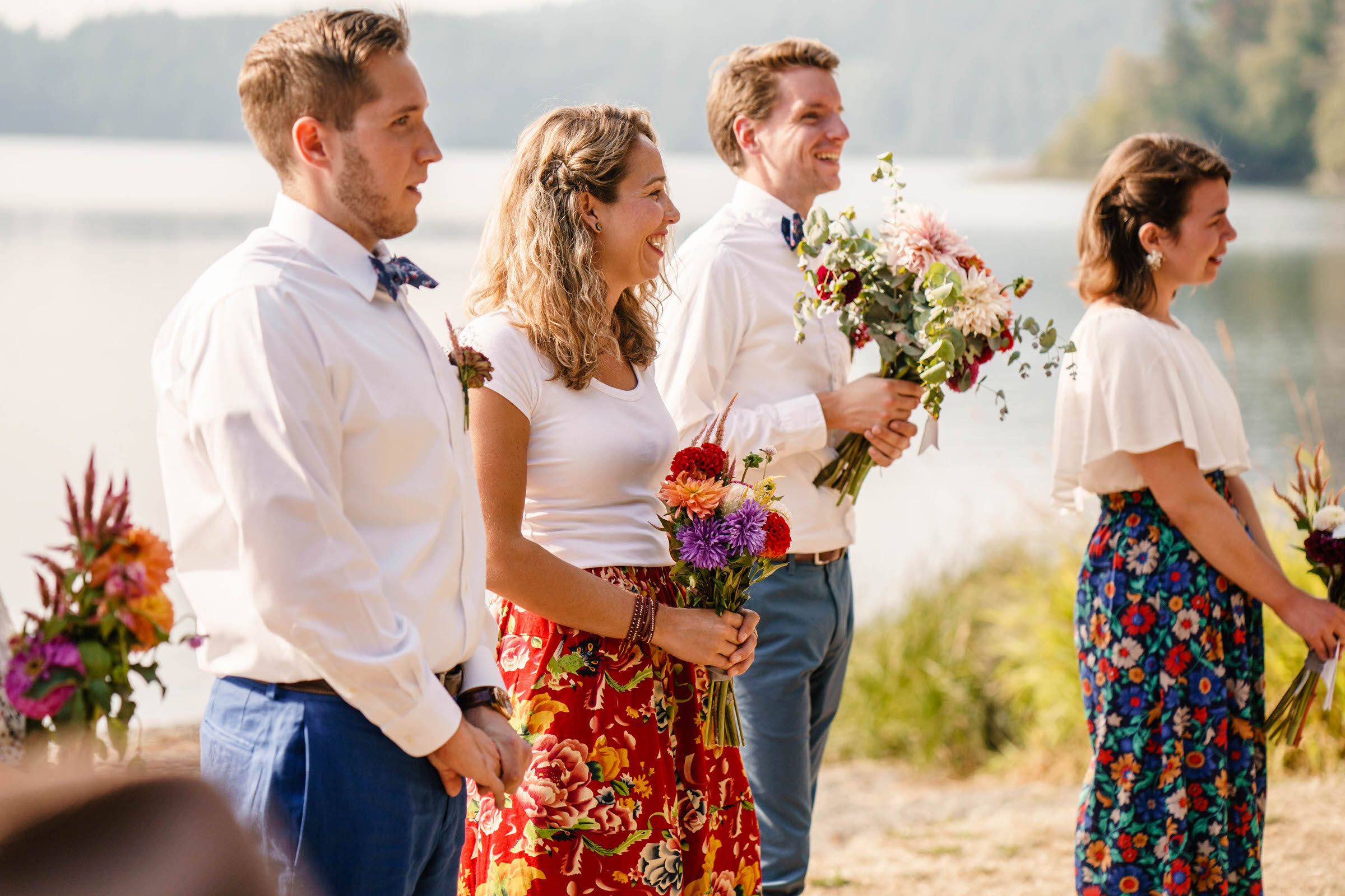 Camp Moran wedding on Orcas Island: Amelia and Adrian