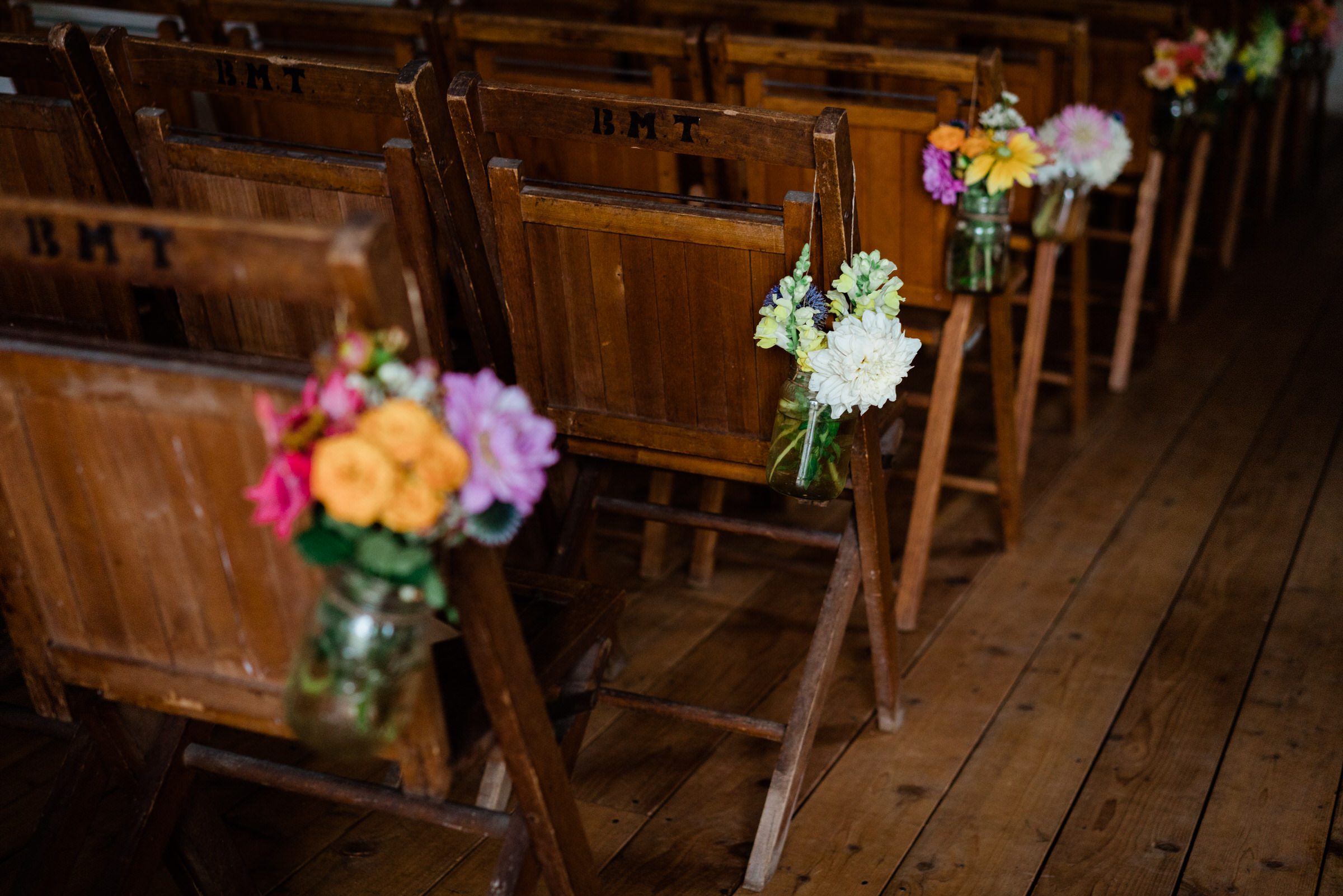 Wayfarer Whidbey Island Wedding: Sara and Joe's wedding ceremony decor