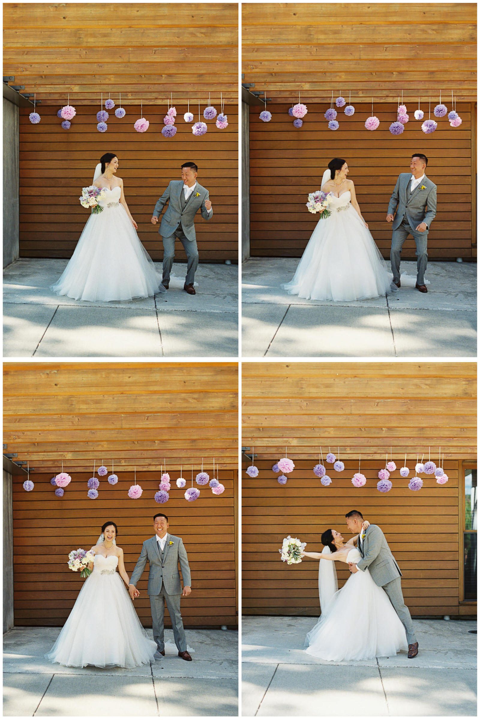 Cindy and Frank's wedding portraits at Novelty-Hill Januik