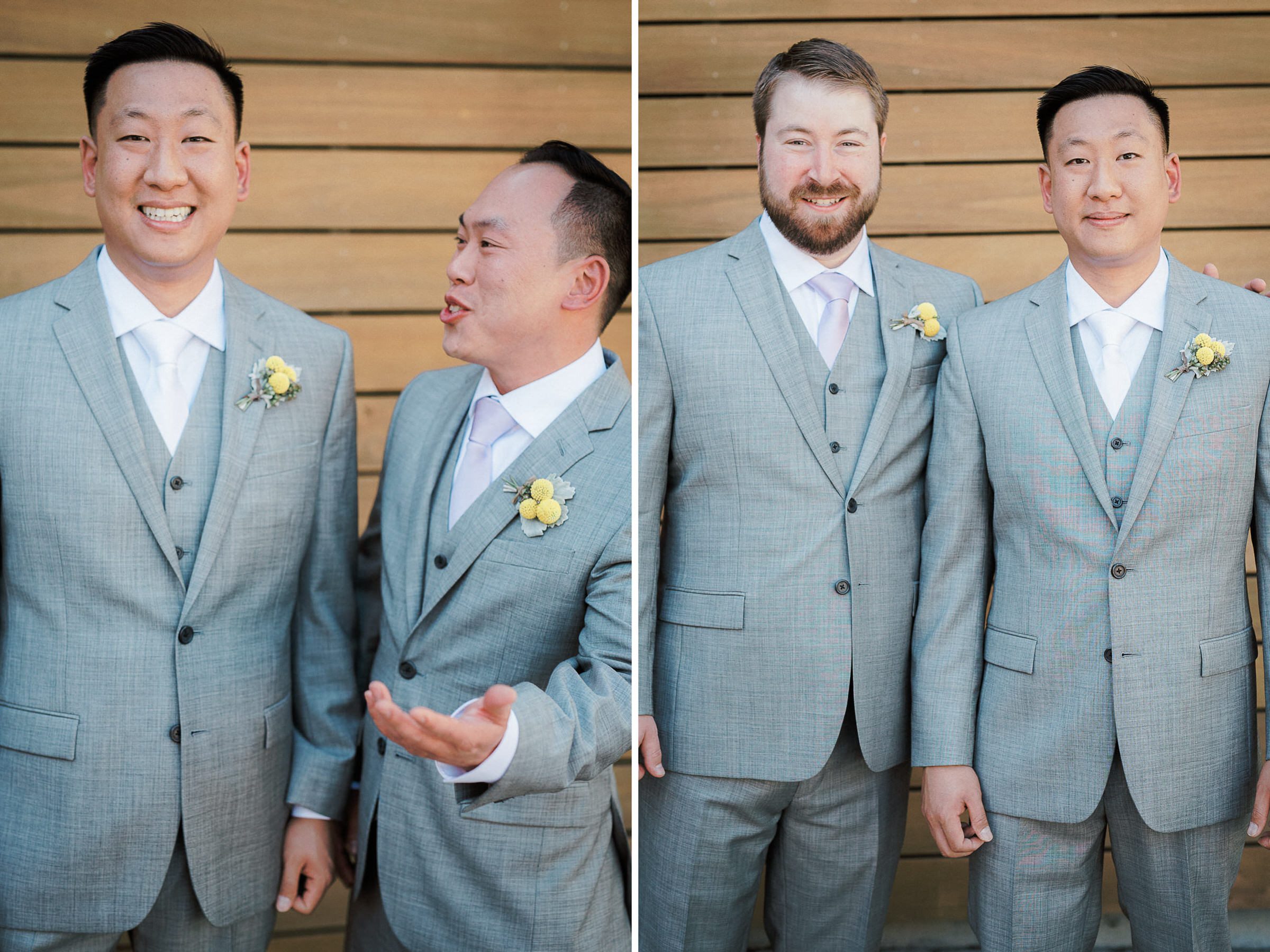 Frank and his groomsmen at Novelty-Hill Januik