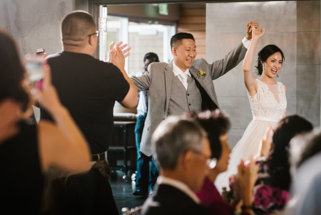 A wedding reception at Novelty-Hill Januik
