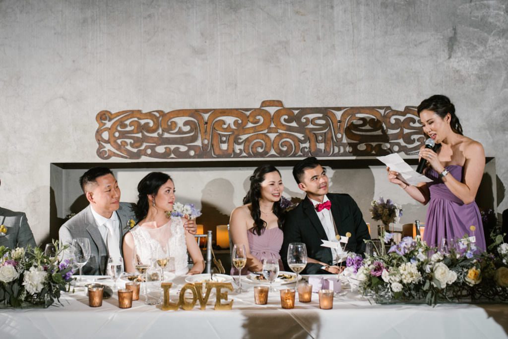 A wedding reception at Novelty-Hill Januik
