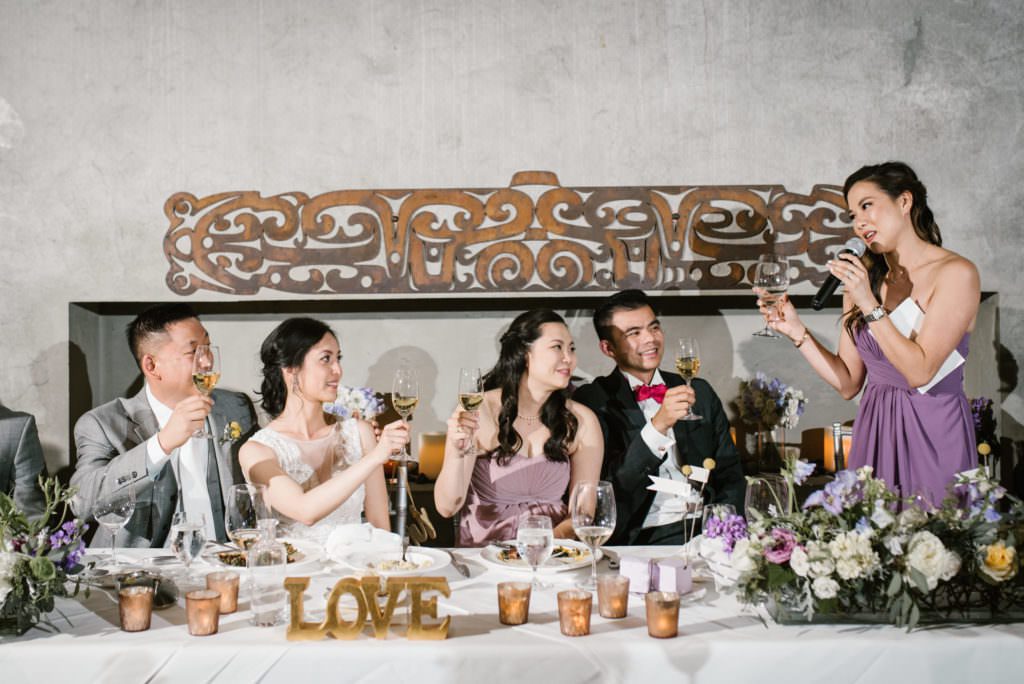 A wedding reception at Novelty-Hill Januik