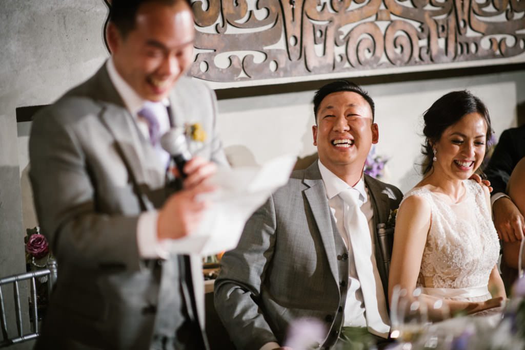 A wedding reception at Novelty-Hill Januik