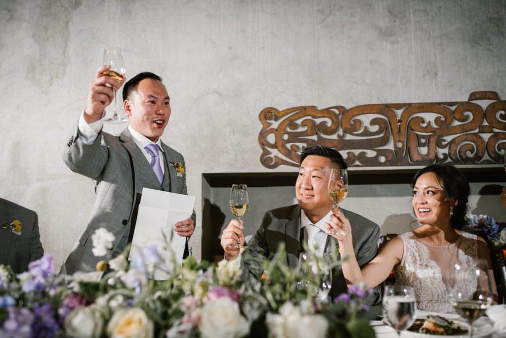 A wedding reception at Novelty-Hill Januik