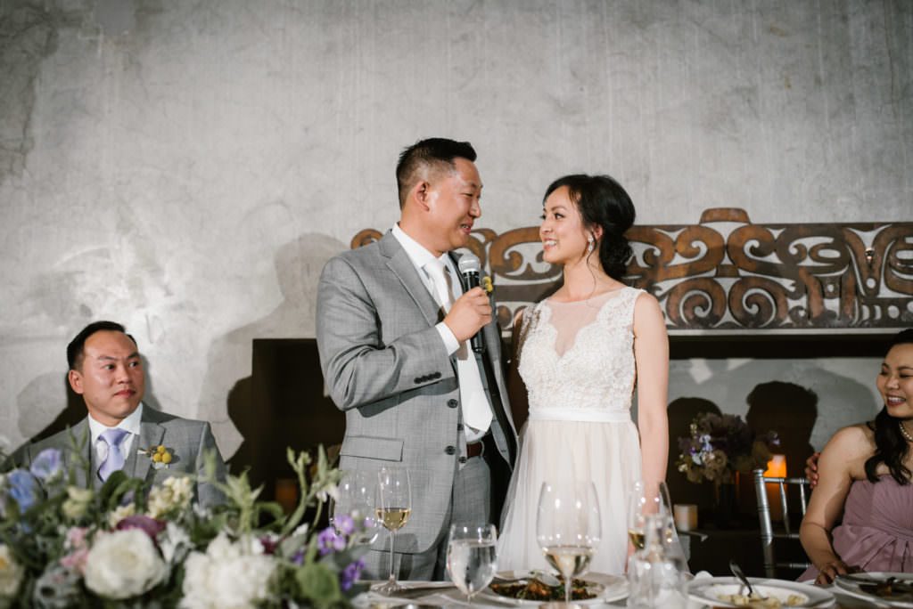 A wedding reception at Novelty-Hill Januik