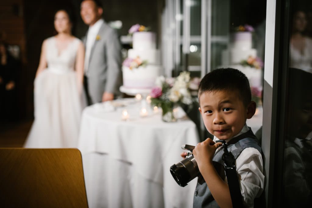A wedding reception at Novelty-Hill Januik