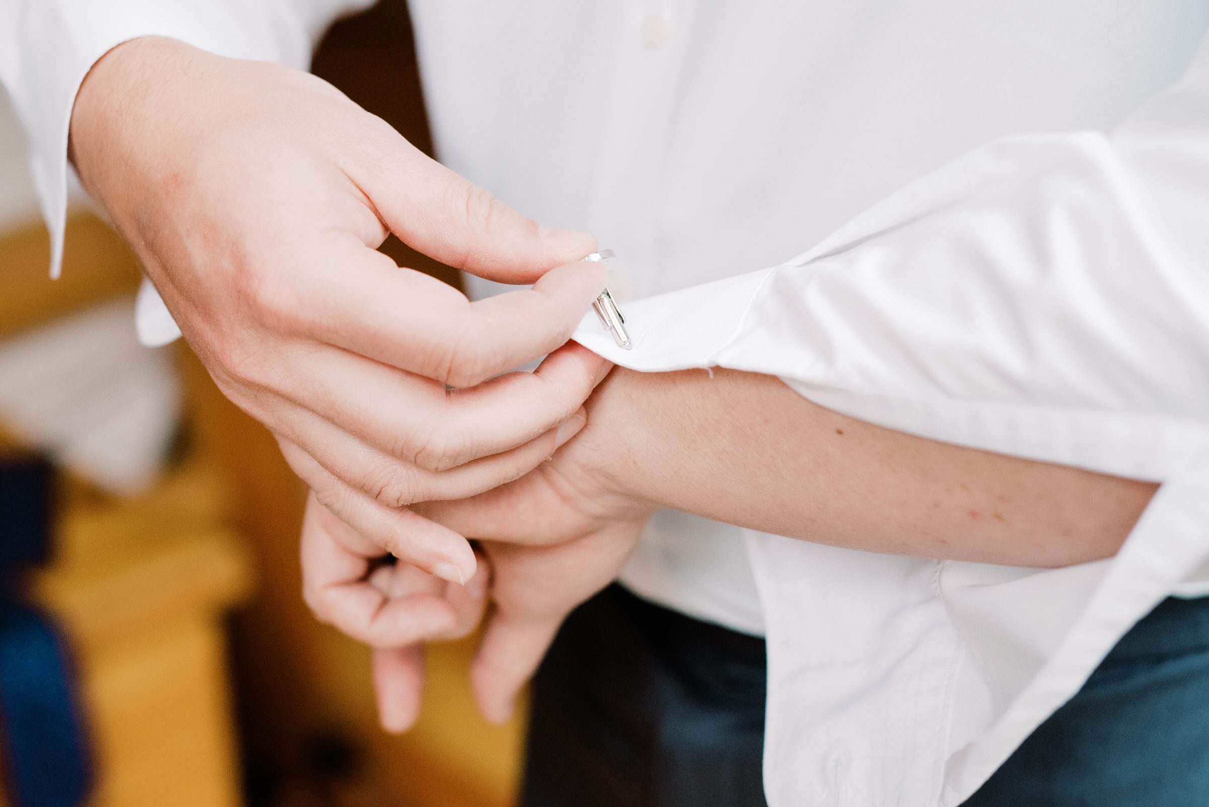 Sleeping Lady Resort weddings: Groom gets ready