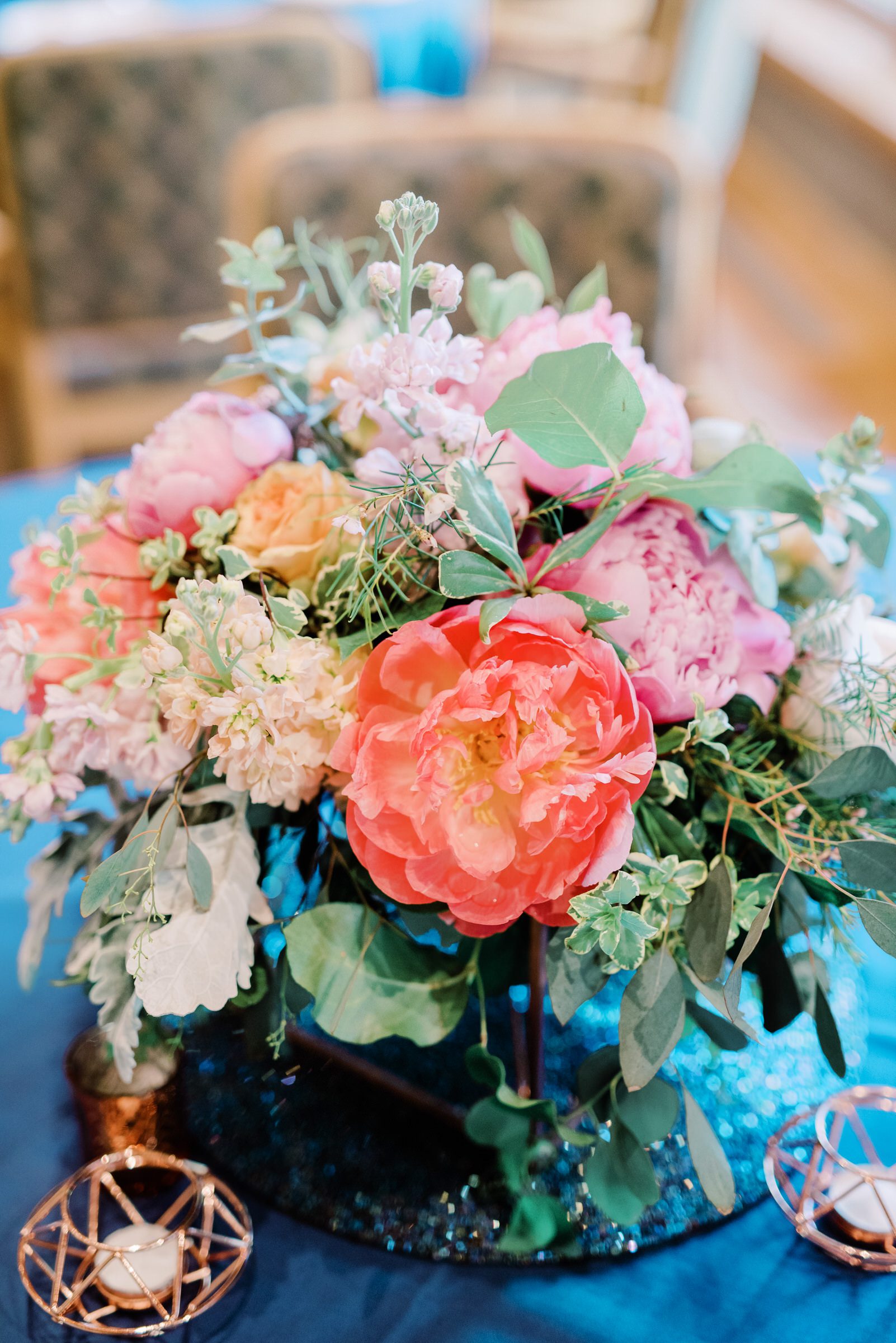 Sleeping Lady Resort weddings: Wedding reception decor