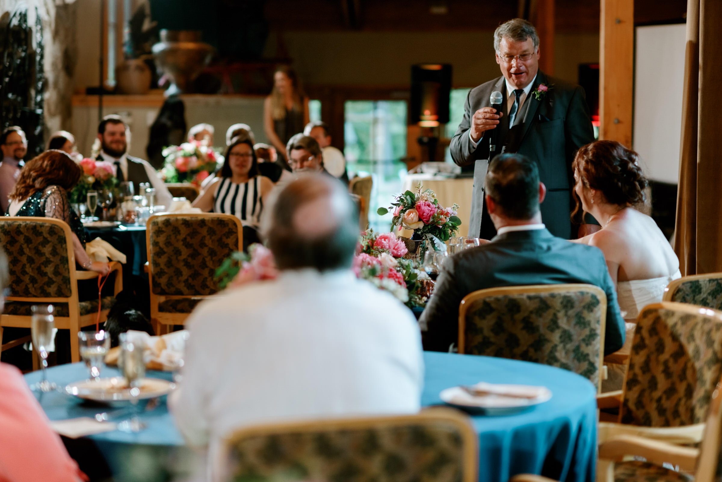 Sleeping Lady Resort weddings: Kristen and Russ wedding reception