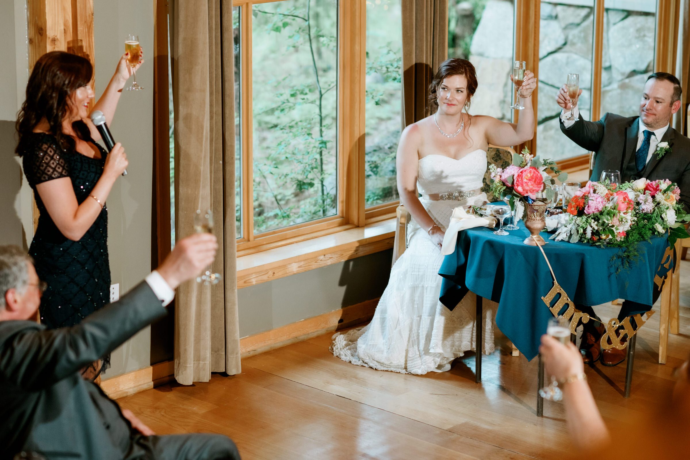 Sleeping Lady Resort weddings: Kristen and Russ wedding reception