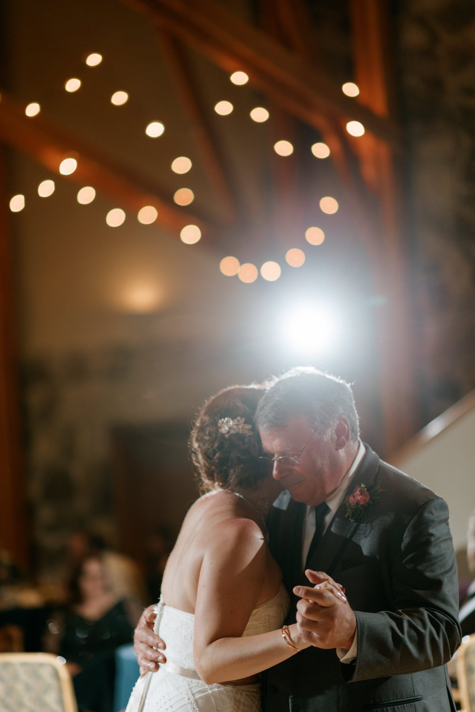 Sleeping Lady Resort weddings: Kristen dances with her dad