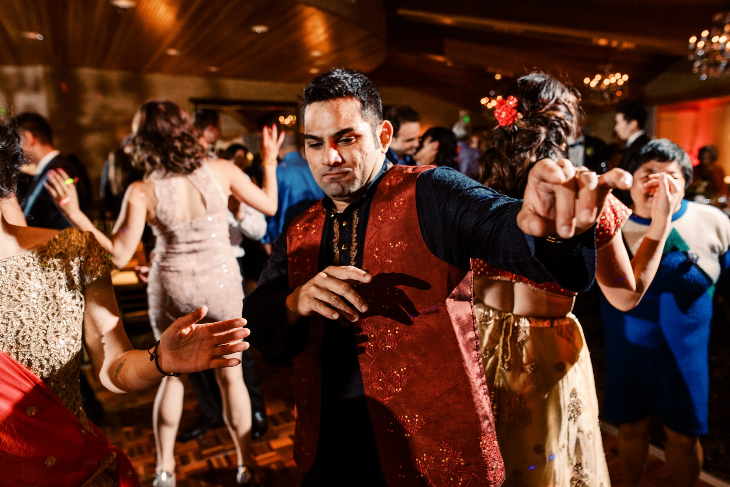 Dance party begins at Kelly and Ash's wedding at The Edgewater