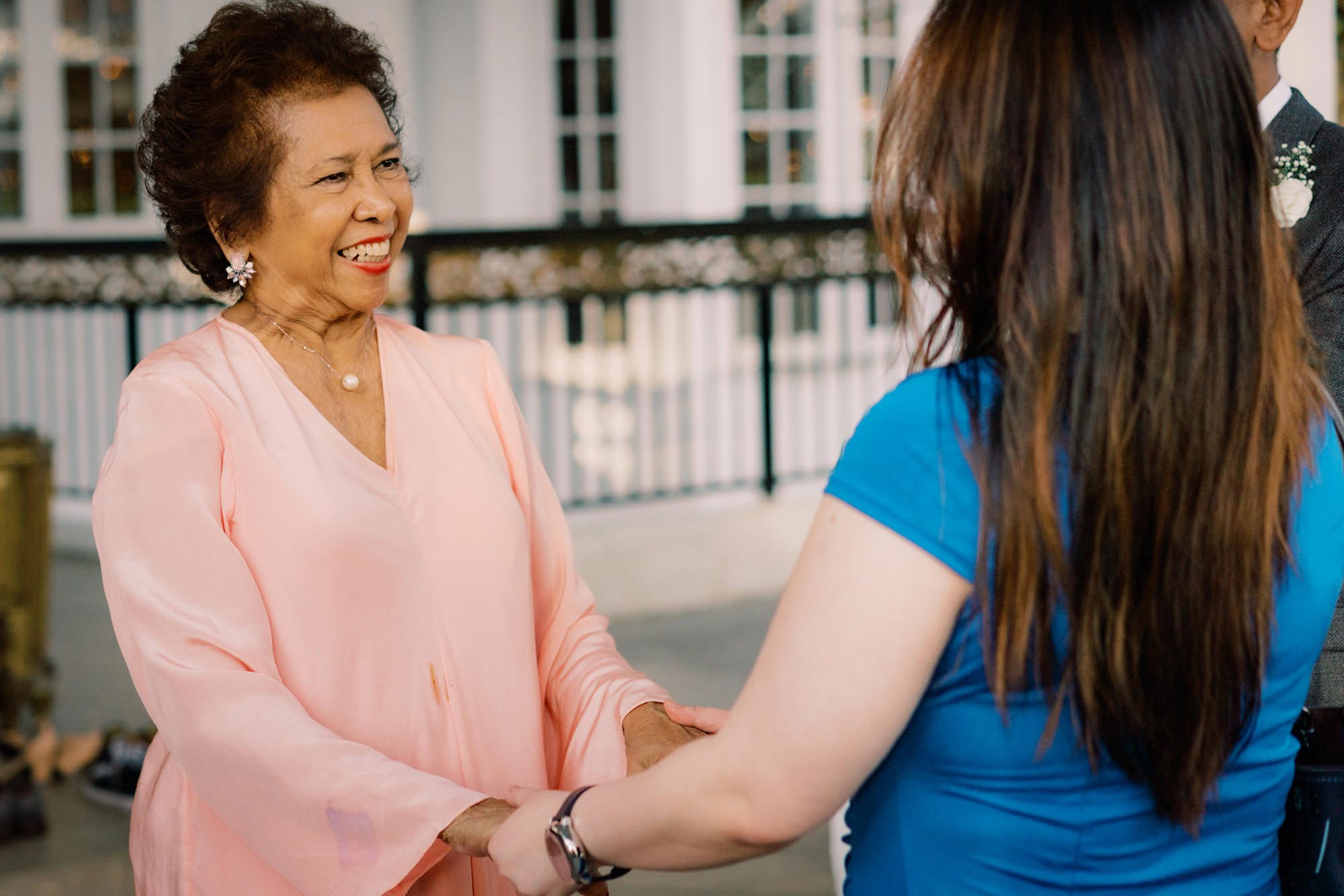 Cocktail hour at Nadira and Dhillon's wedding at Puncak Dani