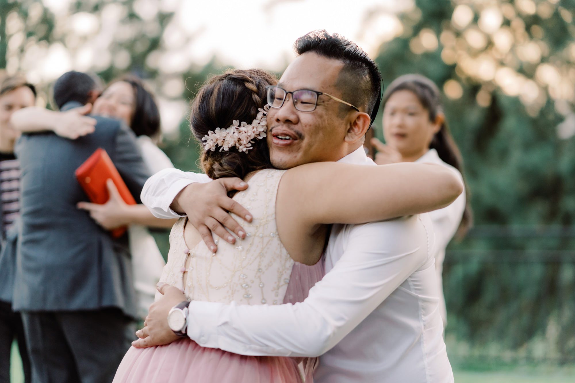 Cocktail hour at Nadira and Dhillon's wedding at Puncak Dani