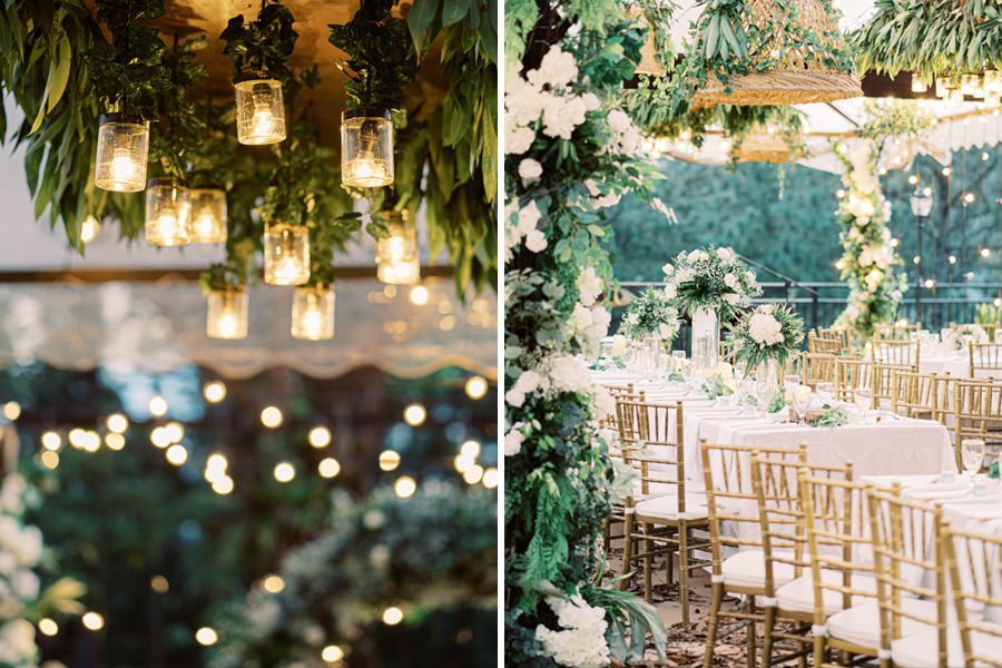 Nadira and Dhillon's wedding at Puncak Dani decor by YSA Events