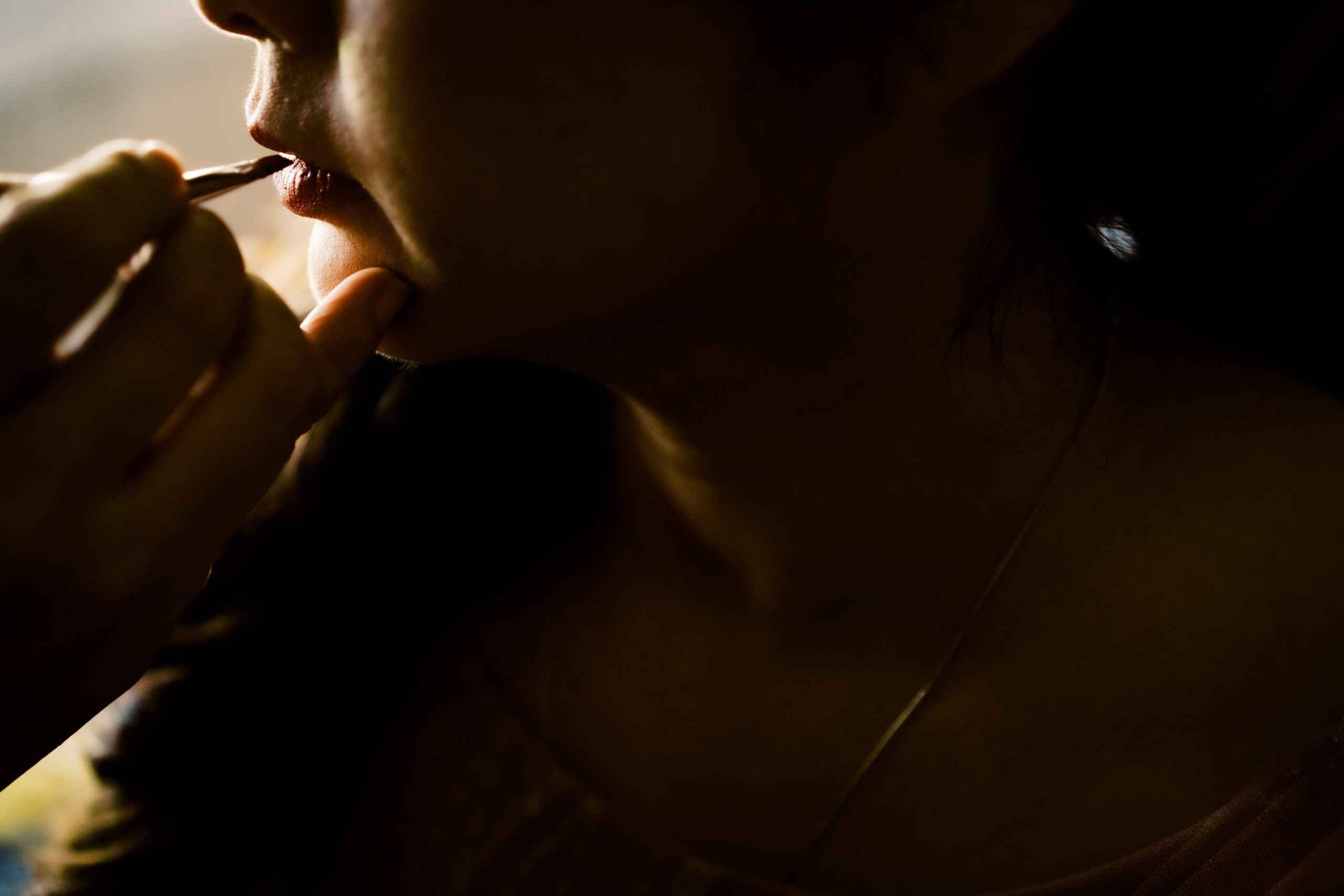 Nadira getting her hair and makeup done