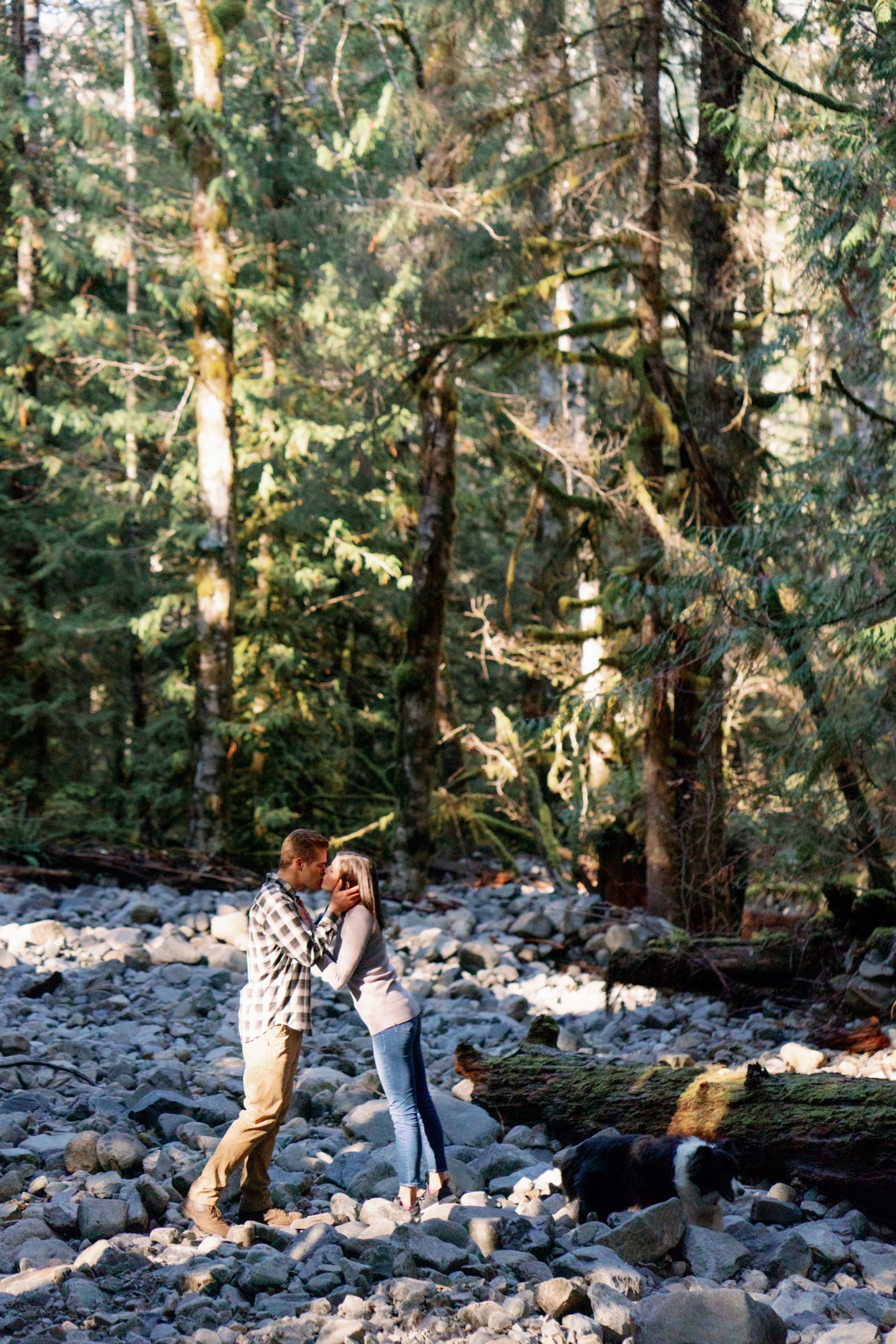 Seattle engagement portraits a walk after breakfast 2