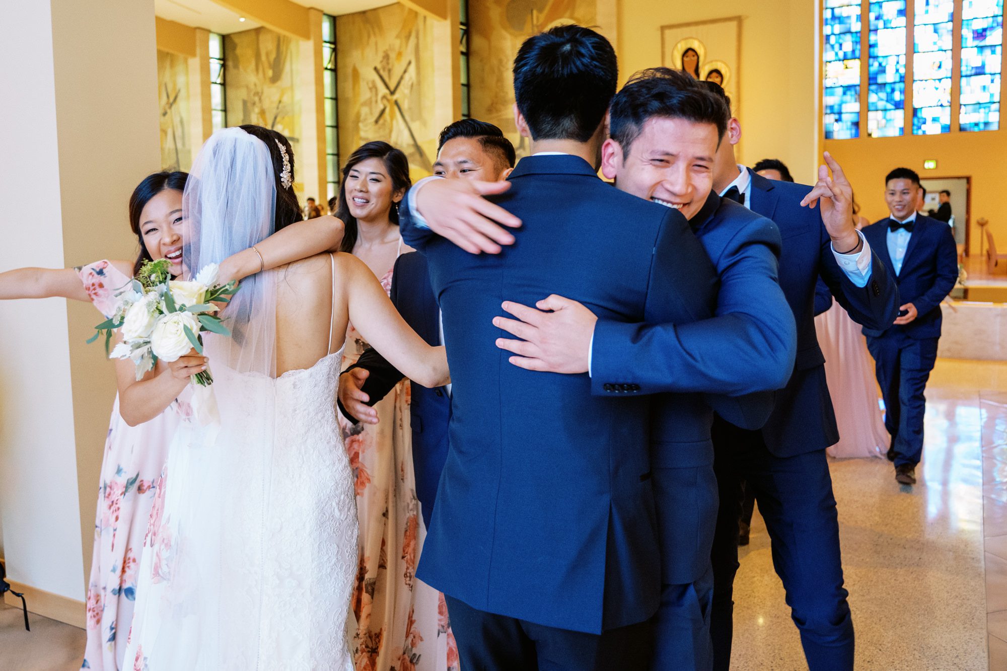 St Anne's Catholic Church wedding: Lynda and John are married!