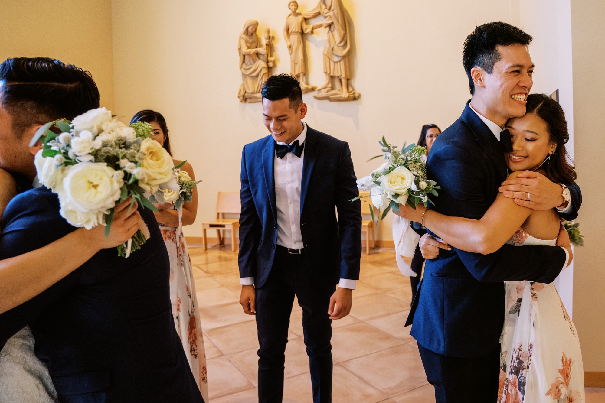 St Anne's Catholic Church wedding: Lynda and John are married!