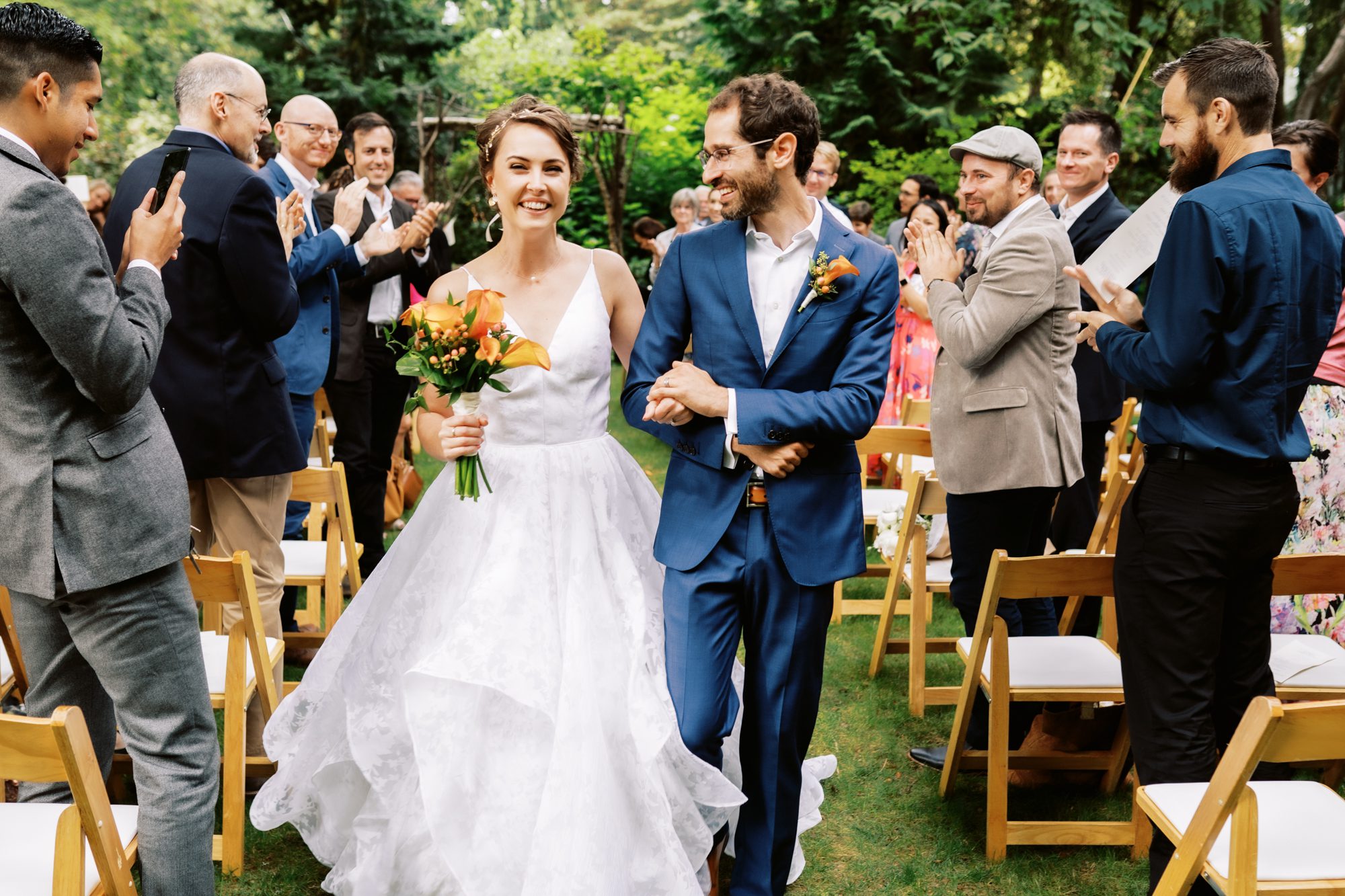 Dunn Garden Weddings: Amy and Scott walk down the aisle