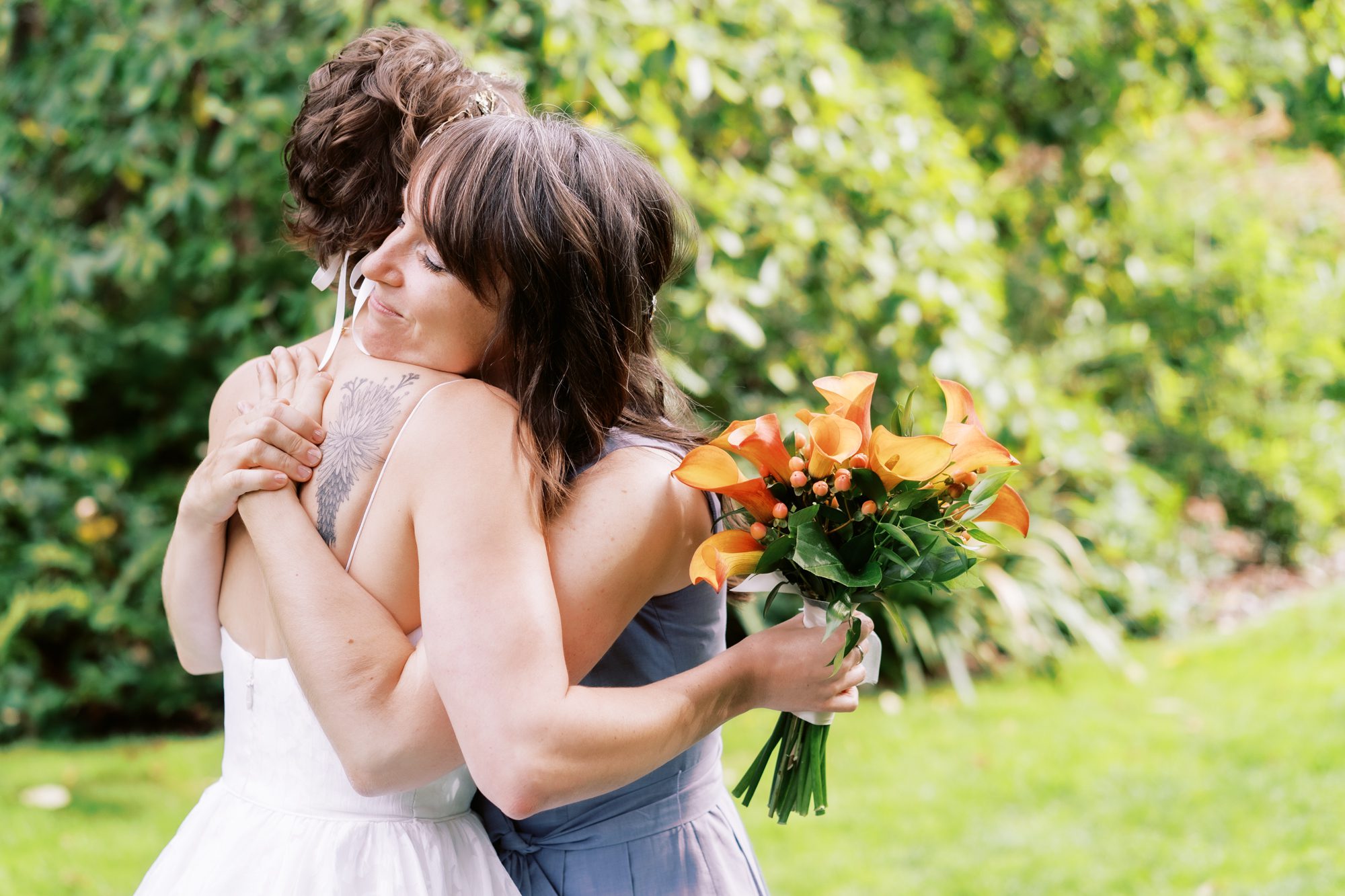 Dunn Gardens Weddings: Cocktail hour at Amy and Scott's wedding