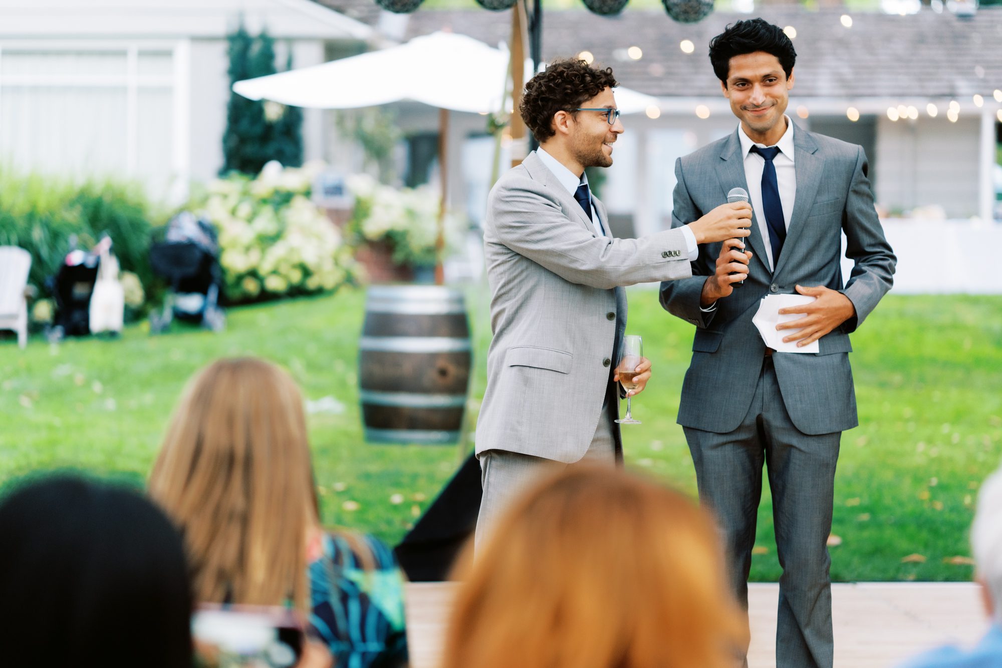 Dunn Gardens Weddings: Toast moments