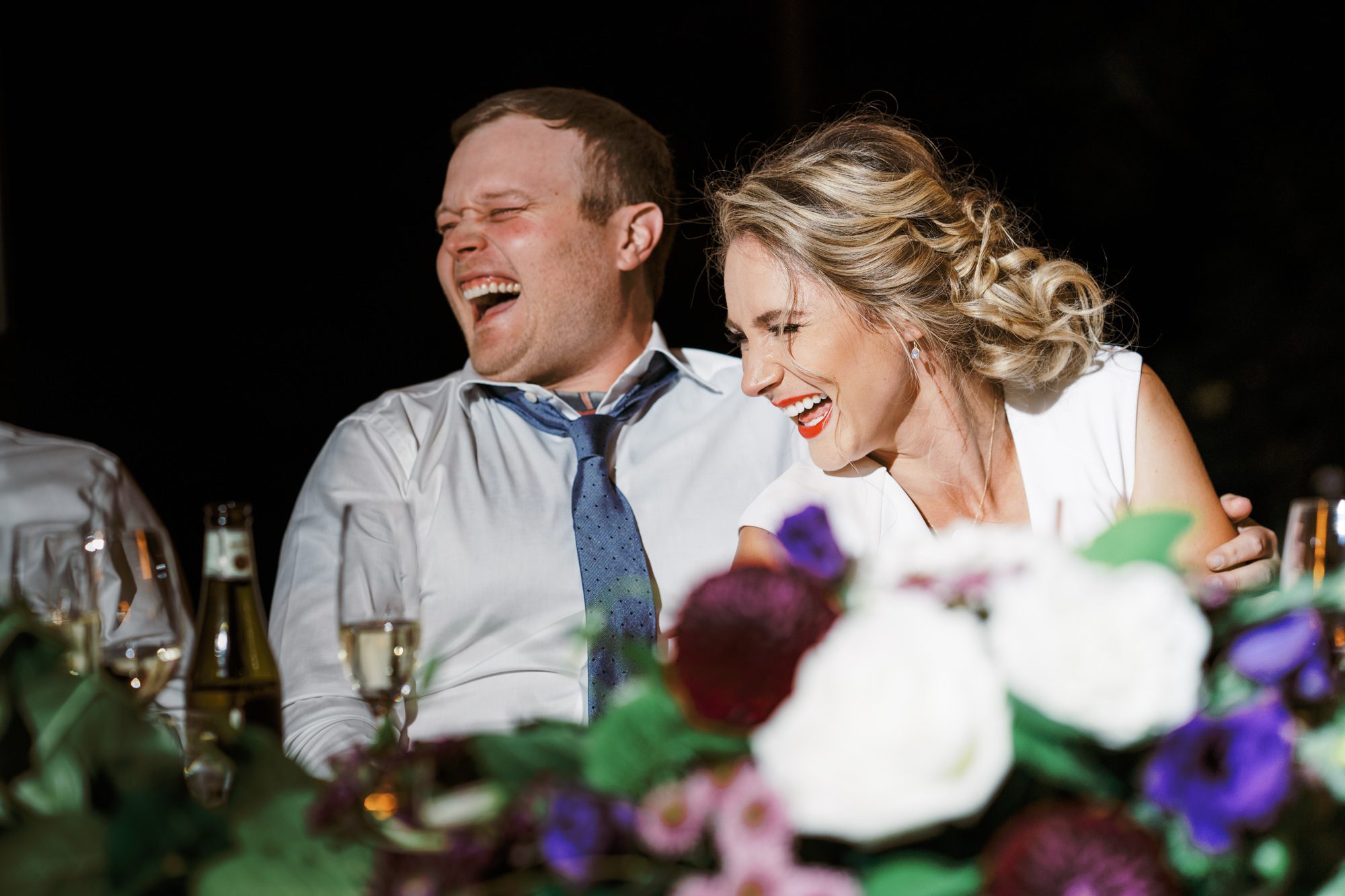 JM Cellars Wedding Reception: Kayley and Brian father of the bride toast