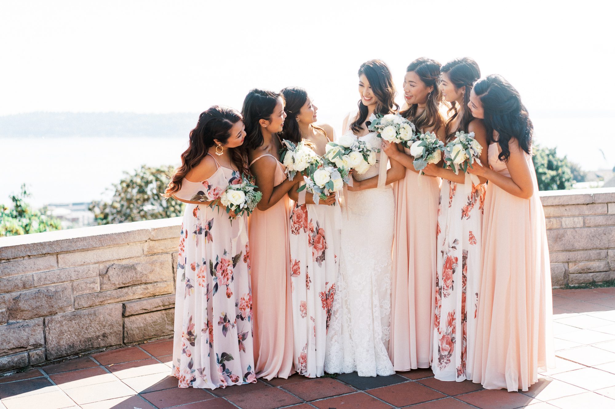 Parsons Garden weddings: Lynda and bridesmaids Parsons Garden weddings: Lynda and bridesmaids