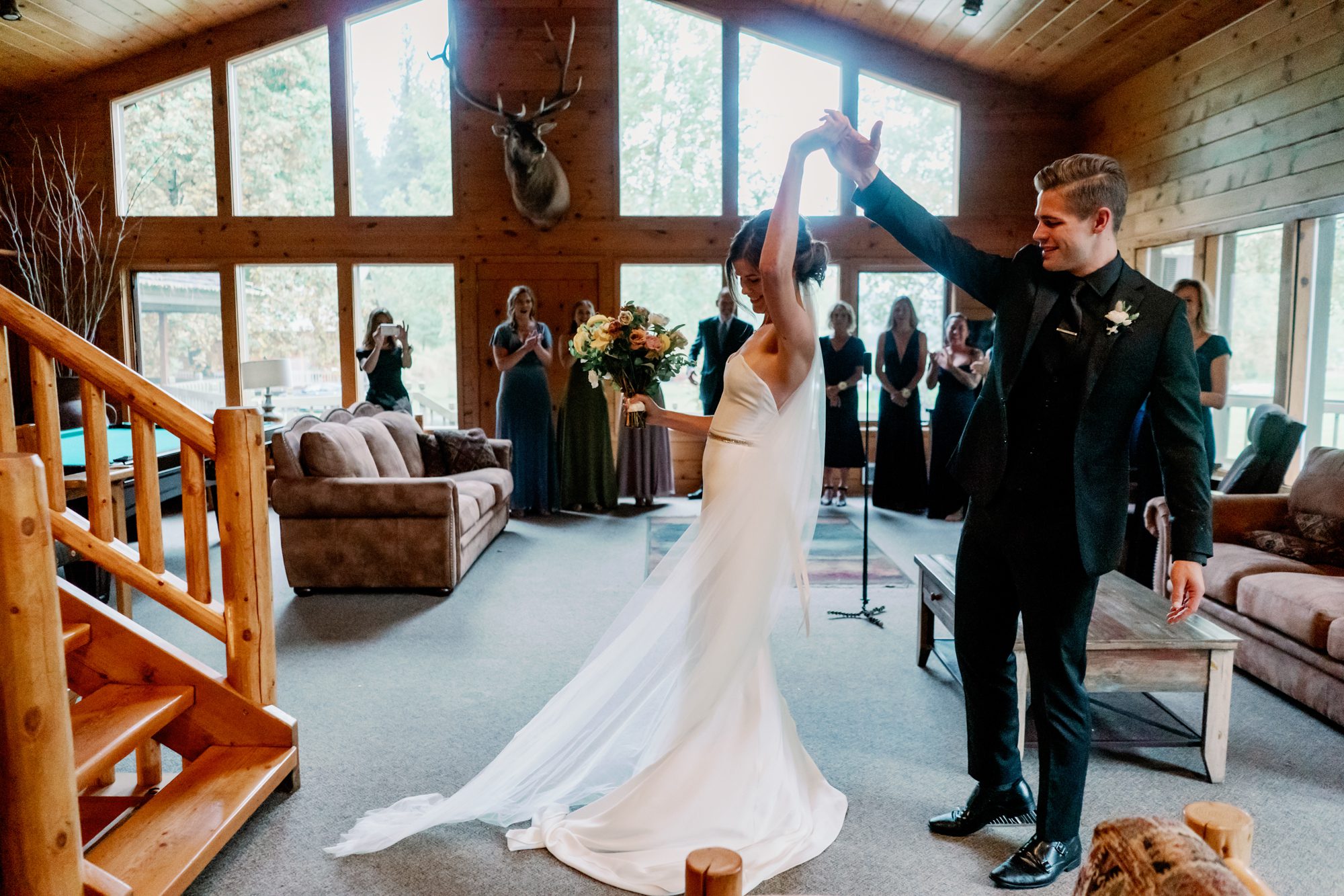 Fletcher walks to meet Veronica