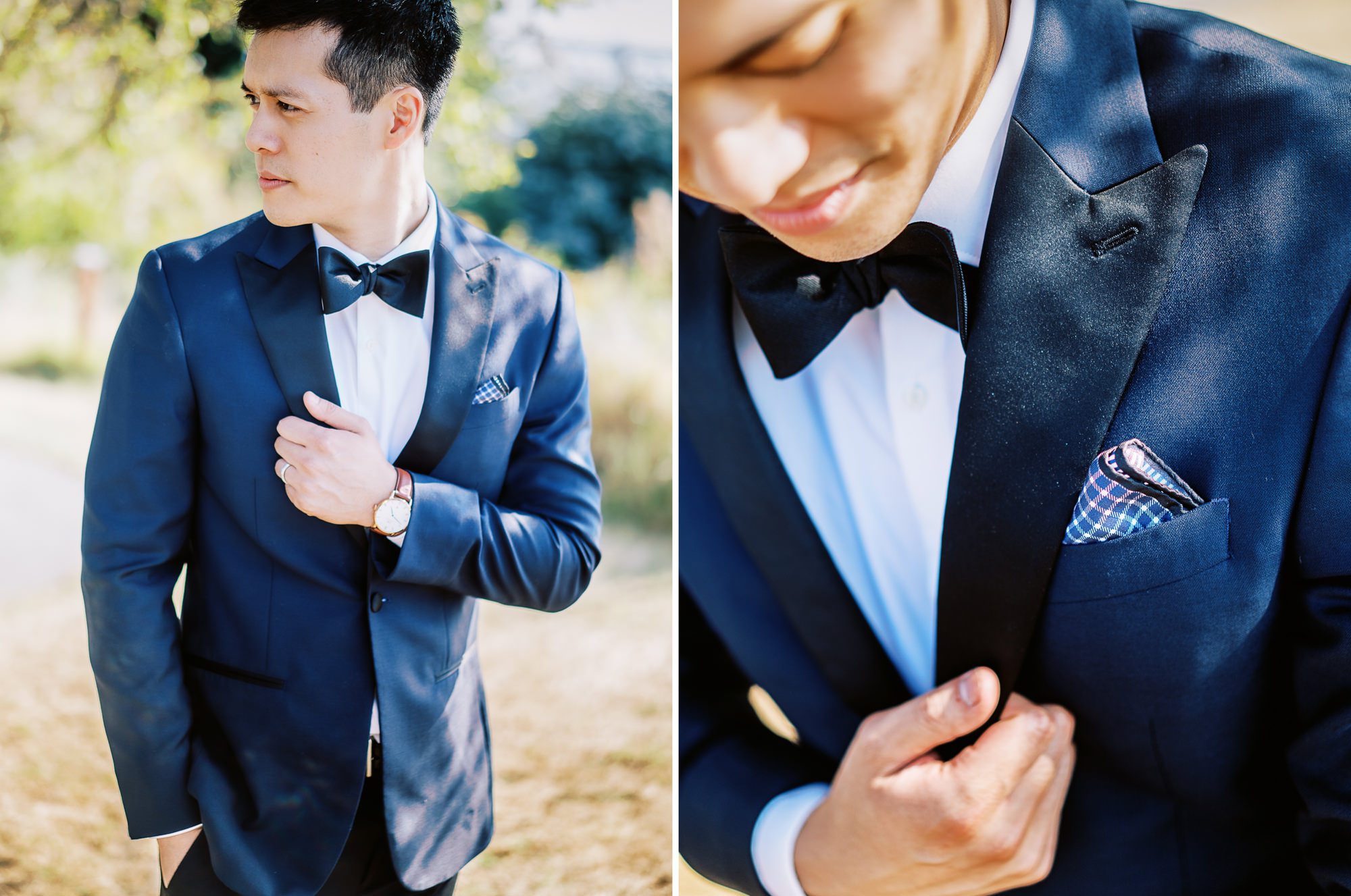 Parsons Garden weddings: John groom portraits