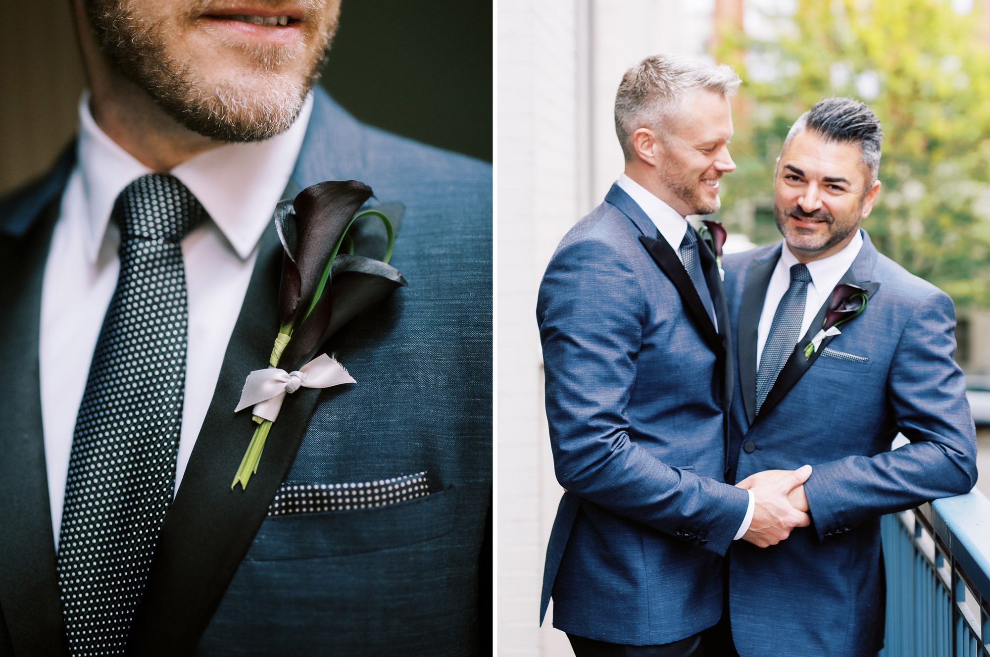 Alexis Royal Sonesta Hotel Hotel wedding: Michael and Justin wedding portraits