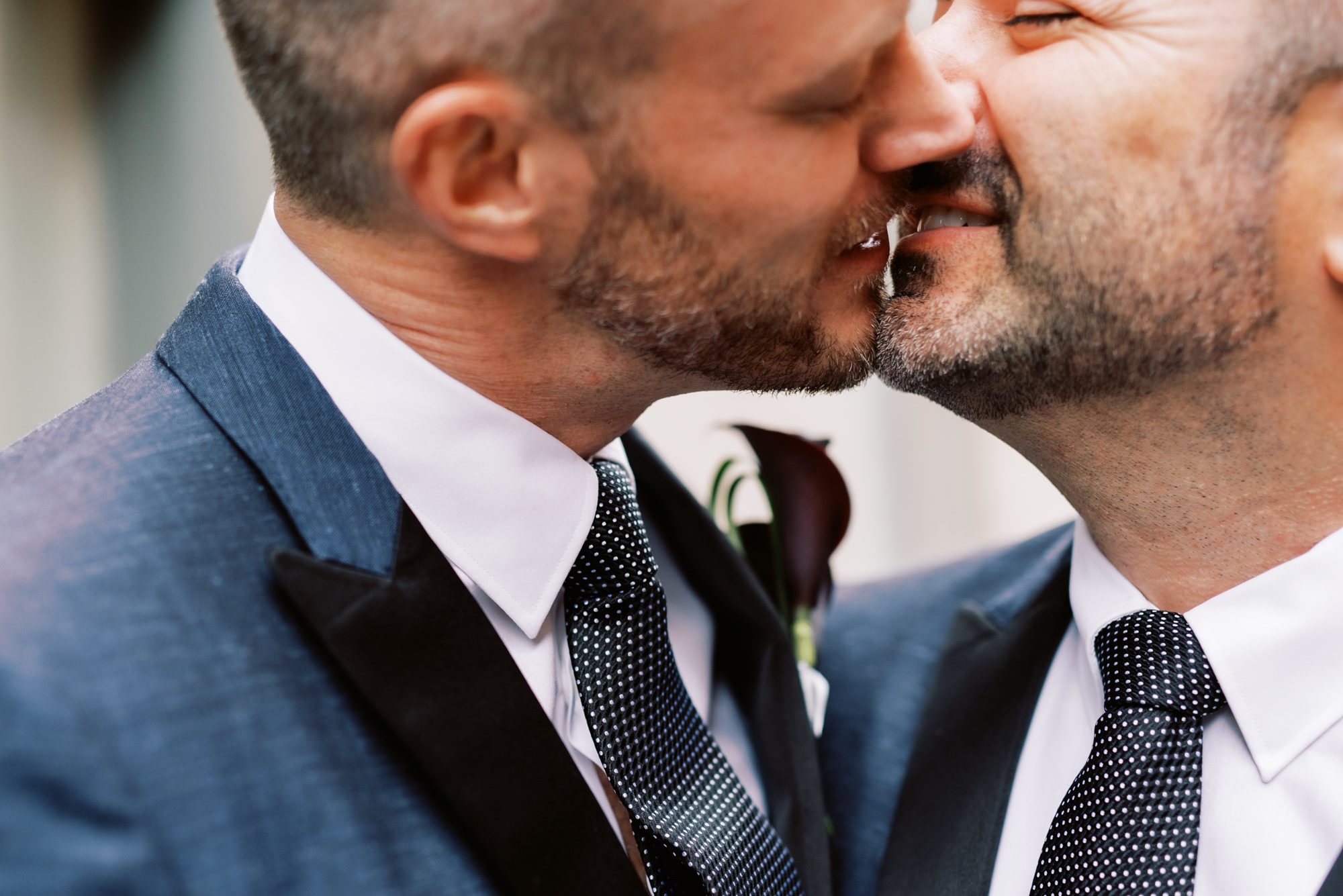 Grooms Michael and Justin wedding portraits by Seattle wedding photographers JENN TAI & CO Grooms Michael and Justin wedding portraits by Seattle wedding photographers JENN TAI & CO