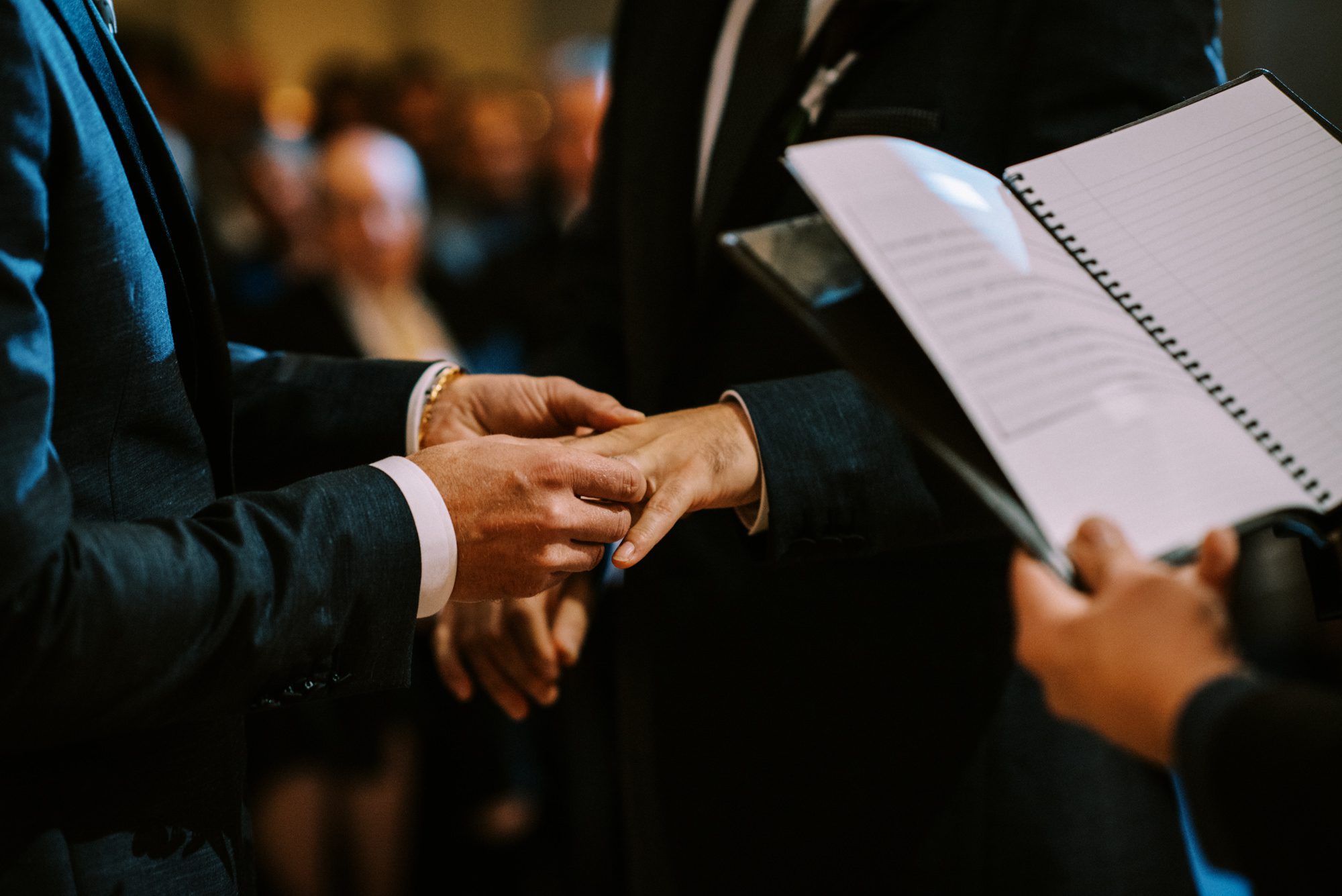 Alexis Royal Sonesta Hotel Hotel wedding: Michael and Justin wedding ceremony