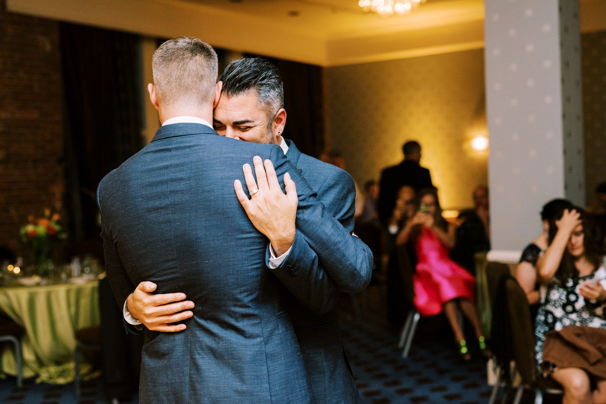 Alexis Royal Sonesta Hotel Hotel wedding: Michael and Justin first dance