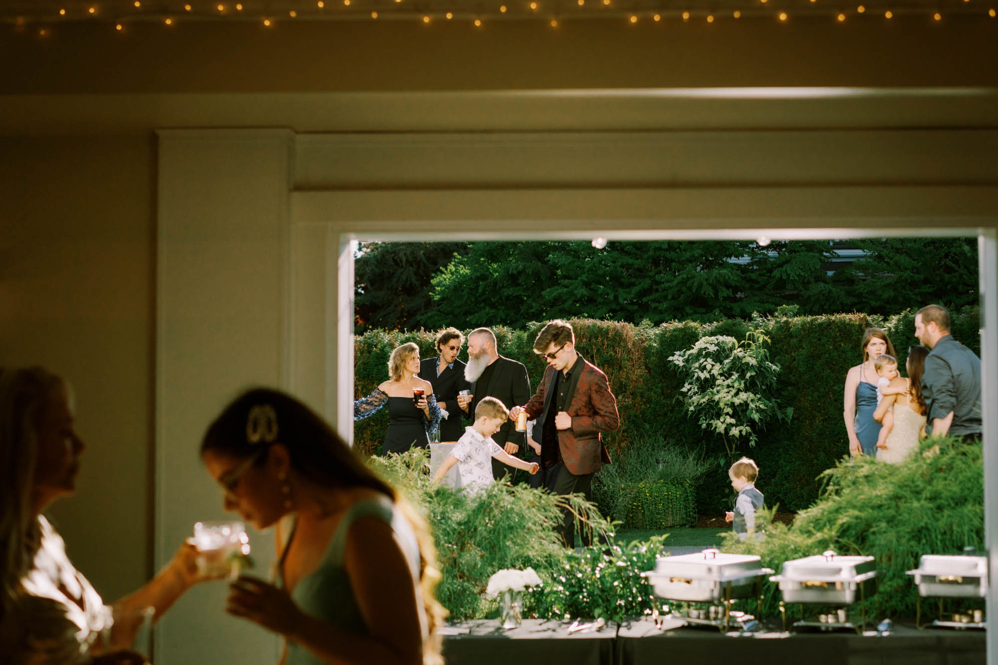 Alexa and Peter's wedding reception at Belle Chapel, Snohomish WA