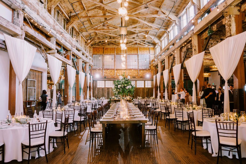 Selena and Ben's reception decor wedding at Sodo Park by Herban Feast