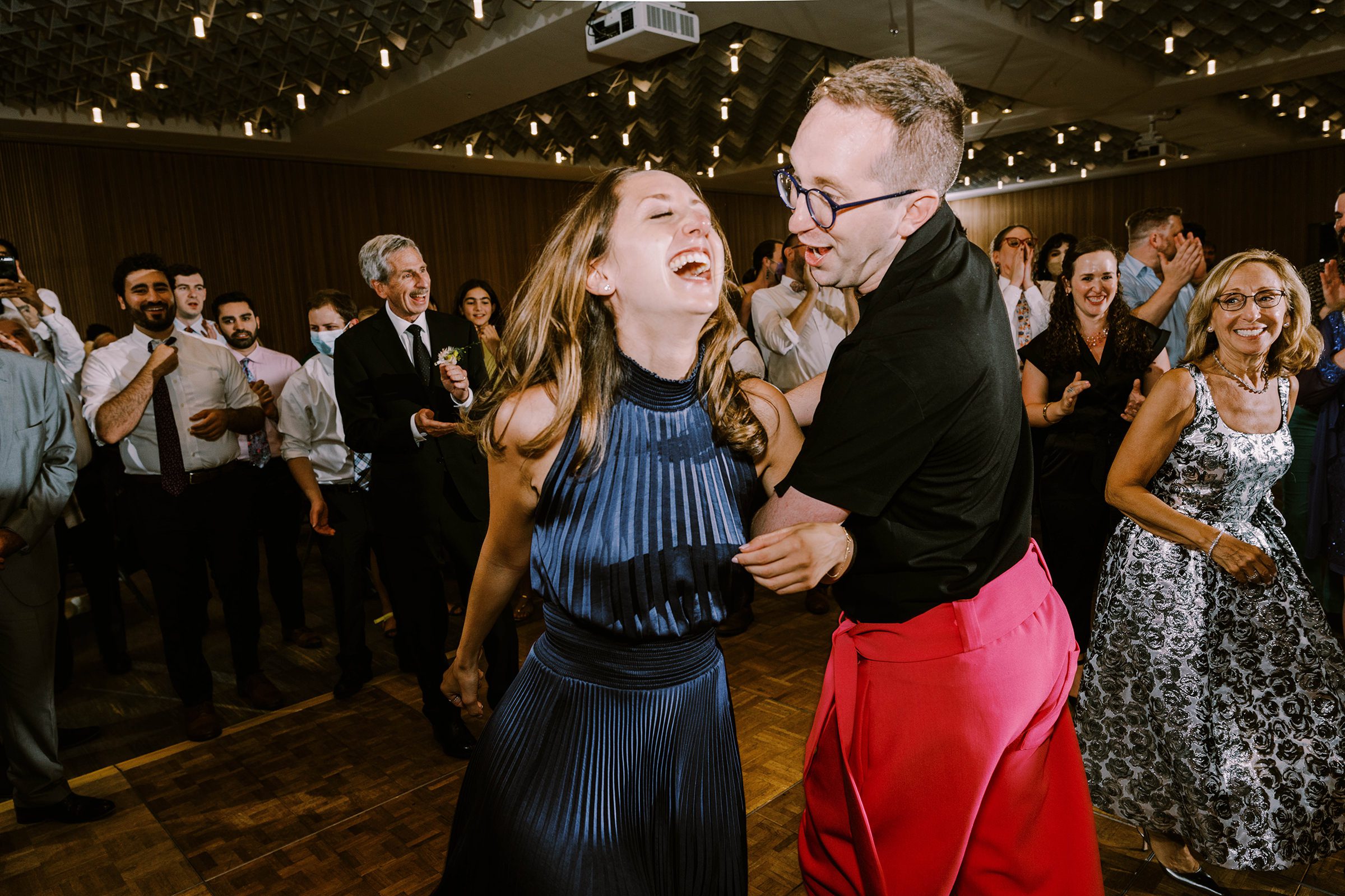 Joey and Dustin's wedding reception at Bell Harbor Conference Center, Summer 2022