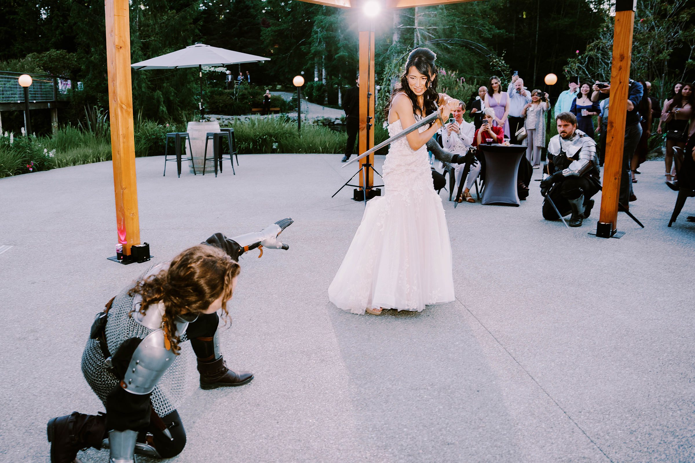 Erika defeated the Seattle Knights, defending Megan's honor!