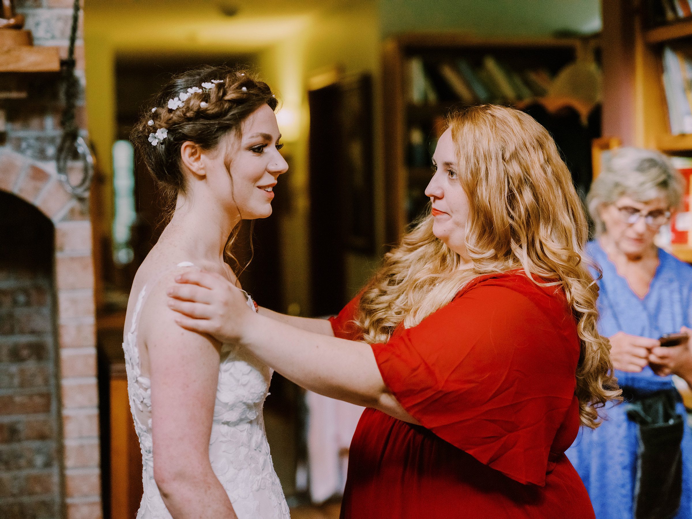 Annika with her best friend